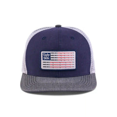 Rod Flag Patch Trucker