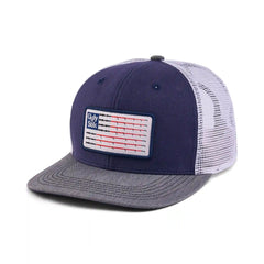 Rod Flag Patch Trucker